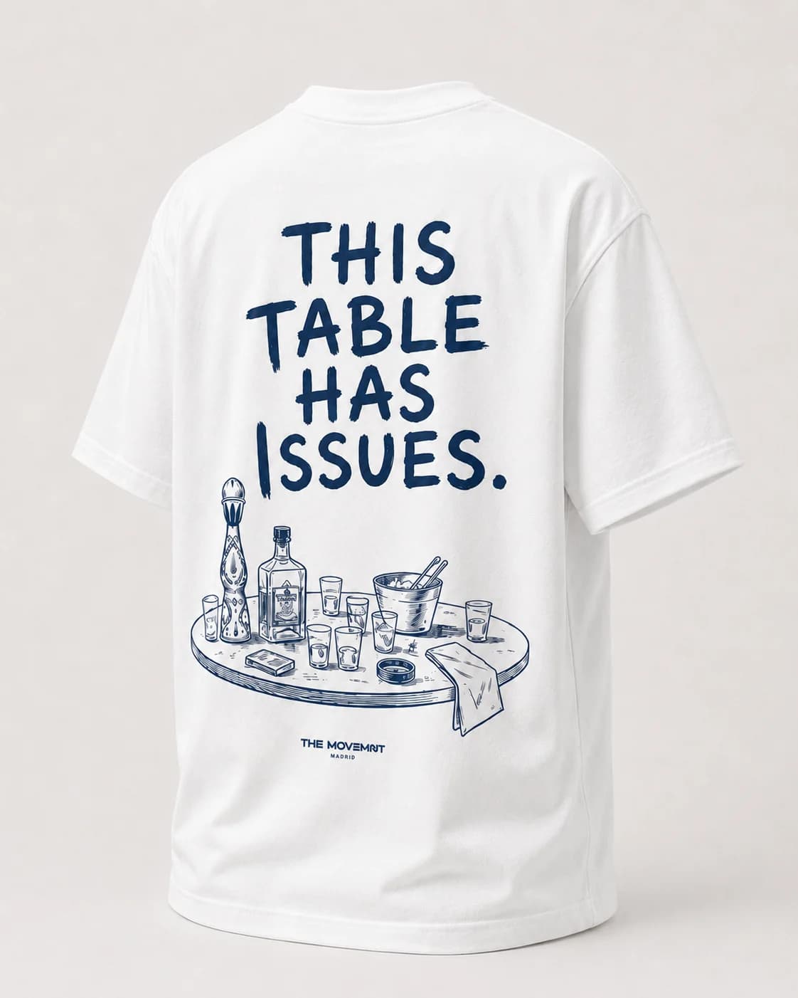 This Table Has Issues — White, back